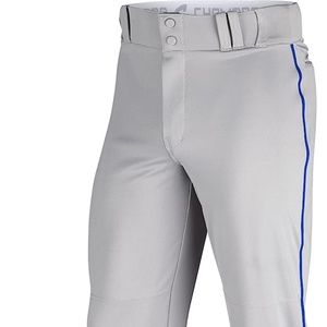 CHAMPRO Men's Standard Triple Crown Open Bottom Piped Adult Baseball Pants NWT
